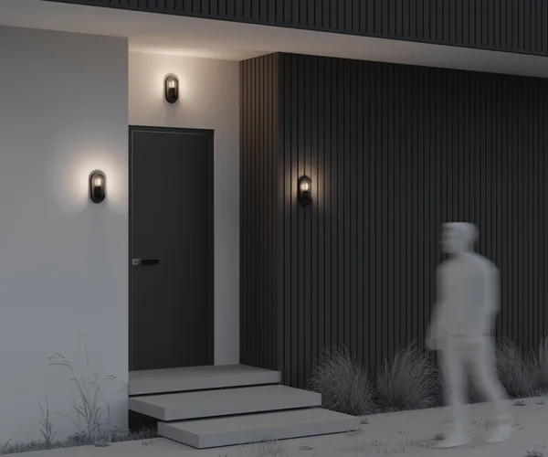 Настенный светильник (бра) 15Вт Графит IP65 Candle O449WL-01GF Outdoor Maytoni — фото 6