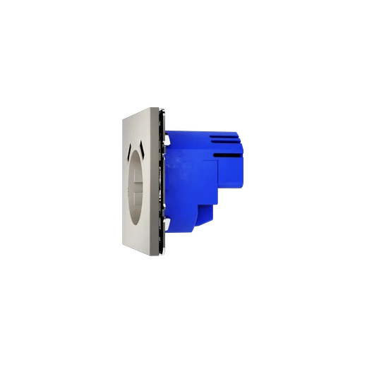 Розетка встраиваемая Voltum S70 с заземлением и защитными шторками, 16А, с USB, A+A, (кашемир) — фото 14