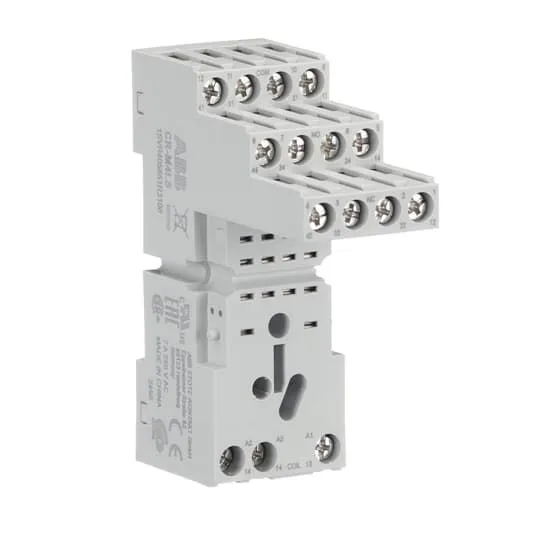 Цоколь CR-M4LS для реле CR-M 2/4ПК ABB