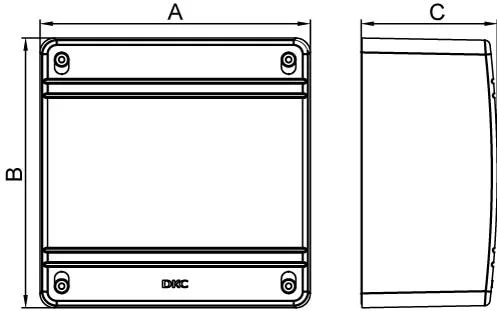 SDN3 Коробка распределительная для к/к, 231x231x95 мм DKC — фото 2
