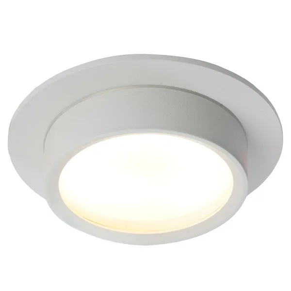 Светильник потолочный встраиваемый, 15W 230V GX53, IP44, белый, круг, без лампы, DL504 Feron — фото 6