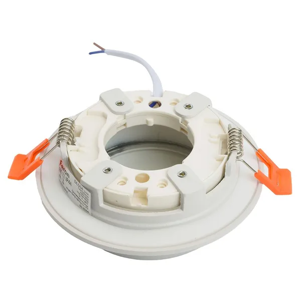 Светильник потолочный встраиваемый, 15W 230V GX53, IP44, белый, круг, без лампы, DL504 Feron — фото 9