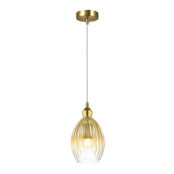 Подвес E27 60W 220V STORZO янтарный/бронзовый ODEON LIGHT — фото 4