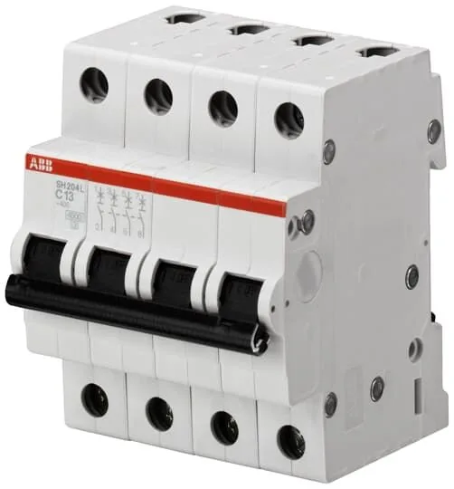 Выключатель автоматический ВА 4П 6А С 4,5кА SH204L ABB