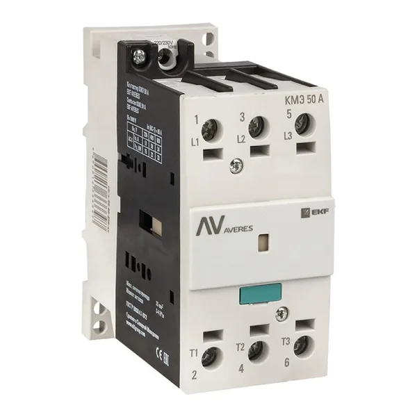 Контактор КМЭ 50А 400В АС AVERES EKF