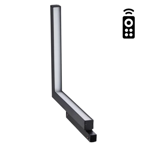 Трек.св-к для низков.шин.димм.с ПДУ со смен.цв.темп.IP20 LED 3000~6500К 24W 48V черн.FLUM B NOVOTECH
