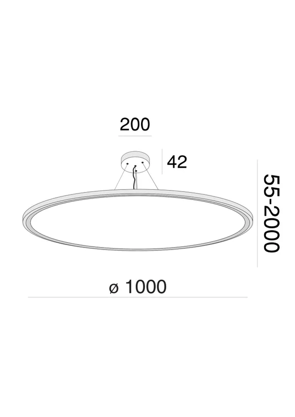 Подвесной светильник 96Вт 4000K Белый IP20 Cosmos MOD057PL-L96W4K Technical Maytoni — фото 2