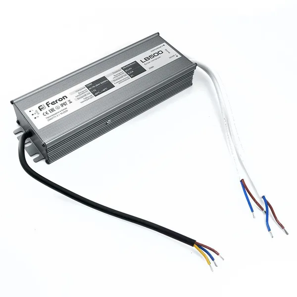 Блок питания для светодиодной ленты DC24V 150W IP67, LB500 Feron — фото 4