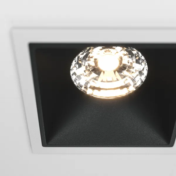 Встраиваемый светильник LED 30Вт Бело-черный IP20 Downlight DL043-02-15W3K-SQ-WB Technical Maytoni — фото 2