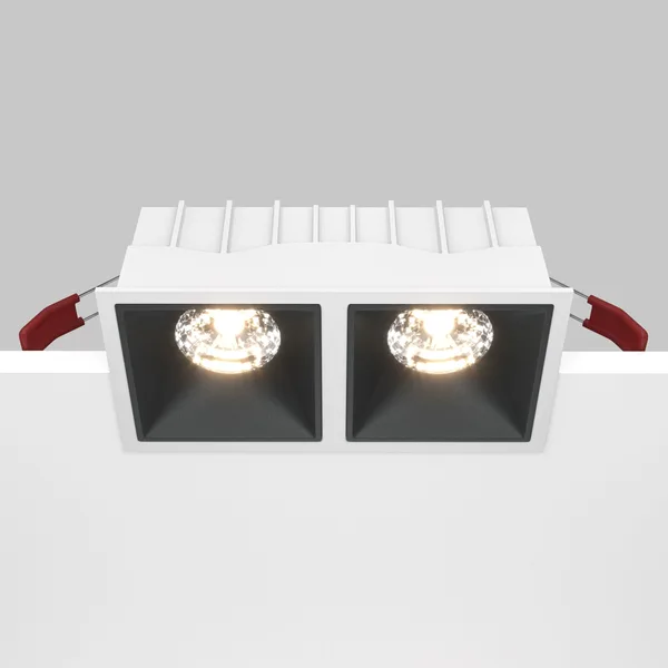 Встраиваемый светильник LED 30Вт Бело-черный IP20 Downlight DL043-02-15W3K-SQ-WB Technical Maytoni — фото 4