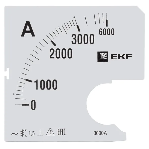 Шкала сменная для A961 3000/5А-1,5 PROxima EKF