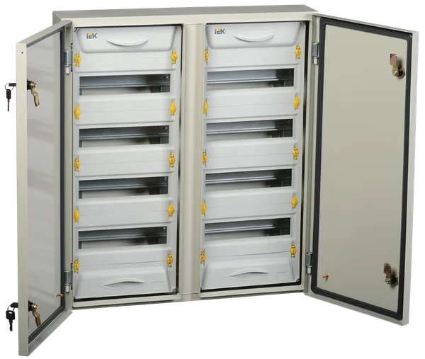 Корпус металлический распределительный ЩРн-2x48з-1 У2 IP54 PRO IEK