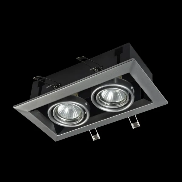 Встраиваемый светильник 2*GU10 50Вт Серебро IP20 Metal Modern DL008-2-02-S Technical Maytoni — фото 6