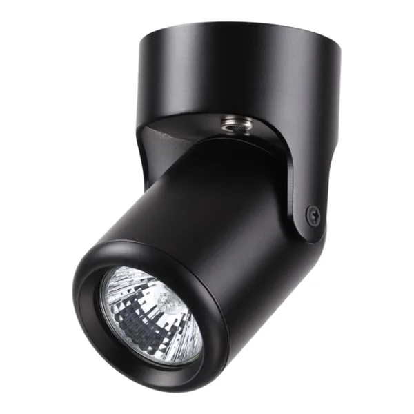 Накл.св-к IP20 GU10 50W 220V PIPE черный D NOVOTECH