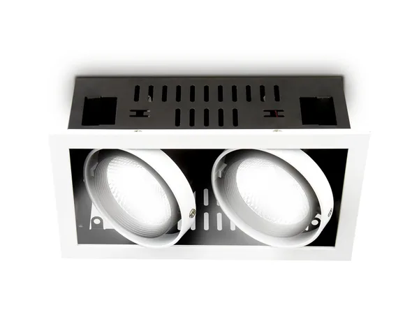 Карданный встраиваемый светодиодный светильник T812 BK/CH 2*12W 4200K Ambrella Light
