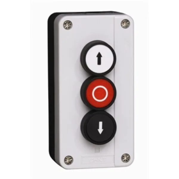 Кнопочный пост NP2-B363, 3 кнопками 1НО+1НЗ (R) CHINT