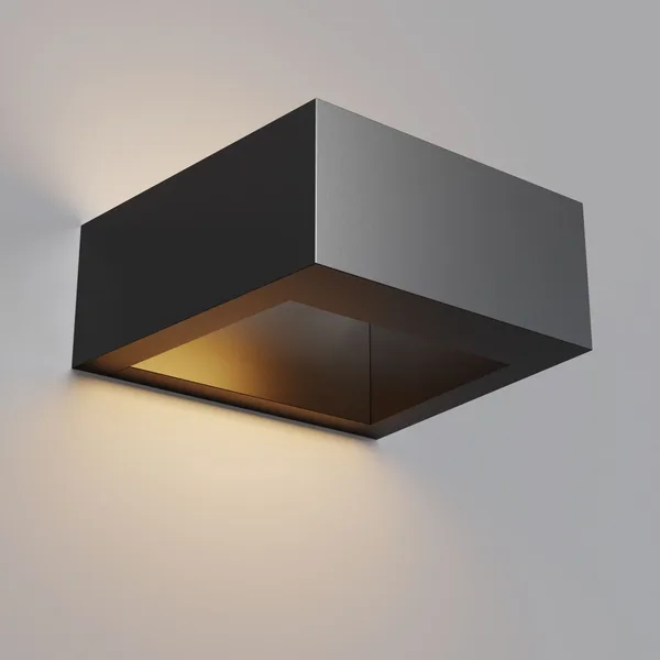 Настенный светильник (бра) 18Вт 3000К Черный IP54 Cont O464WL-L18GF3K Outdoor Maytoni — фото 3