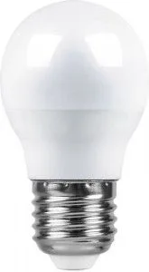Лампа светодиодная Feron LB-95 Шарик E27 7W 6400K