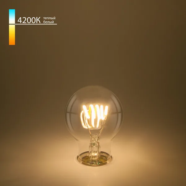 Филаментная светодиодная лампа A60 E27 6Вт 4200К (a048303) Elektrostandard