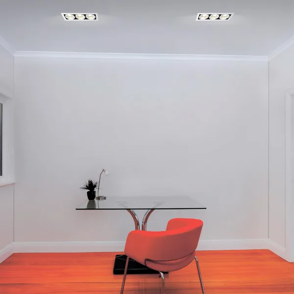 Встр.карданный св-к IP20 LED 4000К 3*24W 100-265V GESSO бел/черн NOVOTECH — фото 2