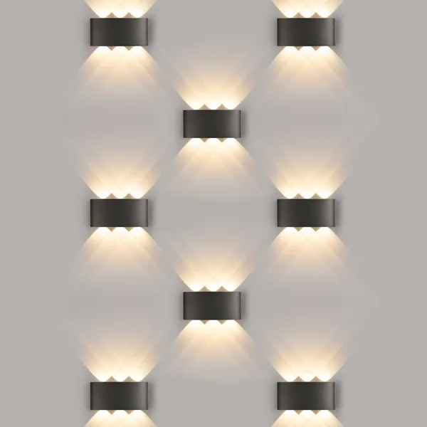 Уличный настенный светодиодный светильник 6Вт 3000К черный IP54 TECHNO LED TWINKY TRIO (a049671) Elektrostandard — фото 3