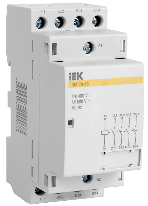 Контактор модульный КМ20-40 АС IEK