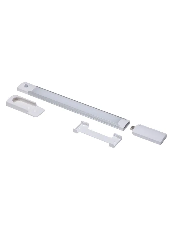 Светильник LED400х37 линейный, 2,5 Вт, акк.Li-Pol 900 mAh, датчик движ. и освещ, USB, TDM — фото 4