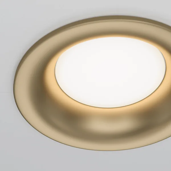 Встраиваемый светильник 1*GU10 50Вт Матовое Золото IP20 Downlight DL027-2-01-MG Technical Maytoni — фото 2