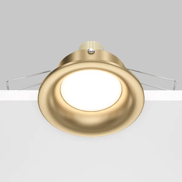 Встраиваемый светильник 1*GU10 50Вт Матовое Золото IP20 Downlight DL027-2-01-MG Technical Maytoni — фото 4