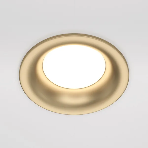Встраиваемый светильник 1*GU10 50Вт Матовое Золото IP20 Downlight DL027-2-01-MG Technical Maytoni — фото 3