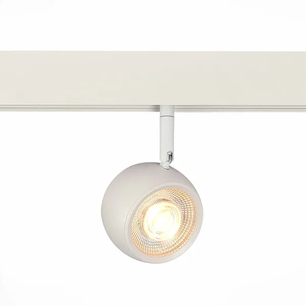 Магнитный трековый светильник Белый LED 1*10Вт 3000К 470Lm Ra>80 36° IP20 L120xW50xH176 48В ST355.536.10 ST LUCE