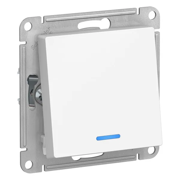 ATLASDESIGN 1-кл ПЕРЕКЛЮЧАТЕЛЬ с подсветкой, сх.6а, 10АХ, механизам, БЕЛЫЙ Schneider Electric Systeme Electric (Schneider Electric) — фото 2