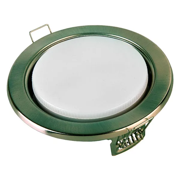 Светильник встраиваемый GCL-10GX53-H38-GA античный зеленый 10/10 General