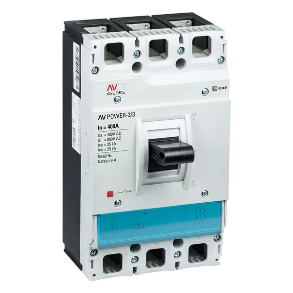 Выключатель автоматический ВА AV POWER-3/3 400А 35кА TR EKF