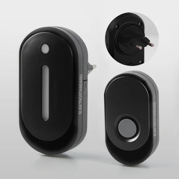 Звонок беспроводной 36M черный IP20 (a056381) Elektrostandard — фото 3