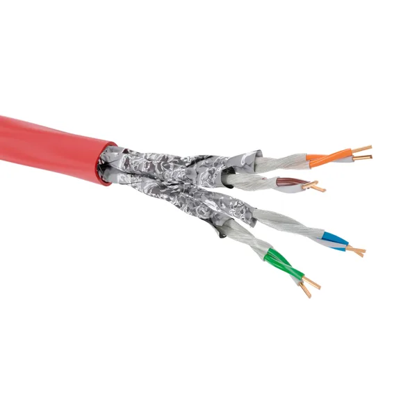 Кабель CAT 6, U/UTP, нг(А)-FRHF, бухта 305м, красный DKC