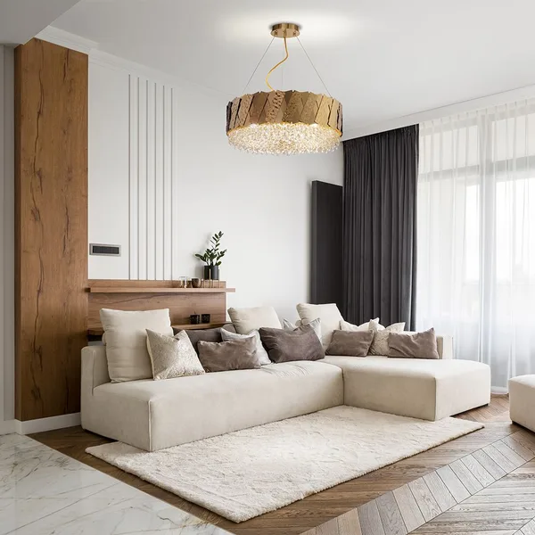 Подвесной светильник 5*E14 40Вт Латунь IP20 Artistico MOD017PL-05BS Maytoni — фото 3