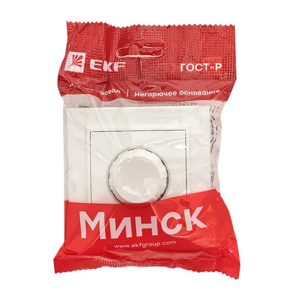 Минск Светорегулятор СП 600W 220В белый EKF — фото 4