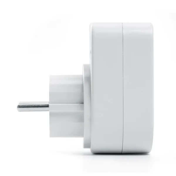 СНЯТ Переходник сетевой с/з c 2 USB 2,1А, STEKKER ADP16-24-20, 250В, 16A, IP20, белый — фото 4