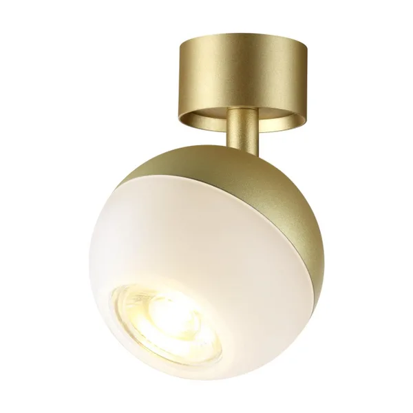 Св-к накл.IP20 GU10 9W 220V GARN матовое золото NOVOTECH — фото 4