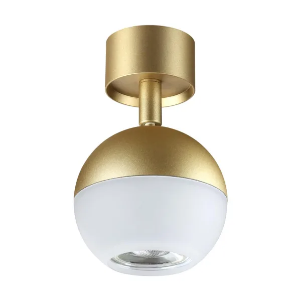 Св-к накл.IP20 GU10 9W 220V GARN матовое золото NOVOTECH — фото 5