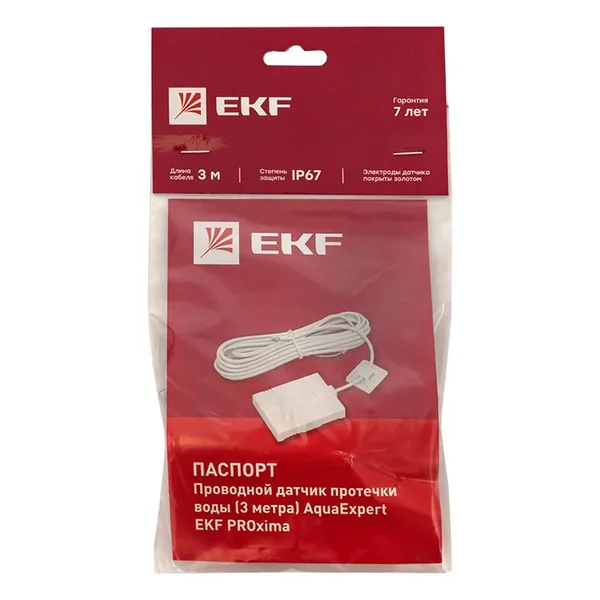 Проводной датчик протечки воды (3 метра) EKF — фото 3