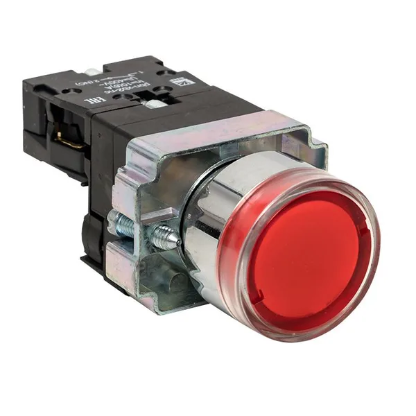 Кнопка BA42 с подстветкой 24В красная NC PROxima EKF