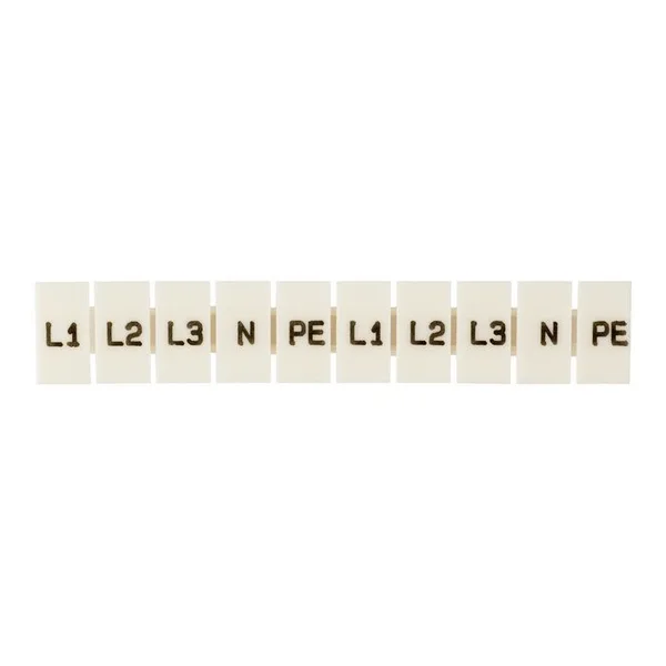 Маркеры для JXB-ST 1,5 с символами "L1, L2, L3, N, PE" (100 шт) PROxima EKF