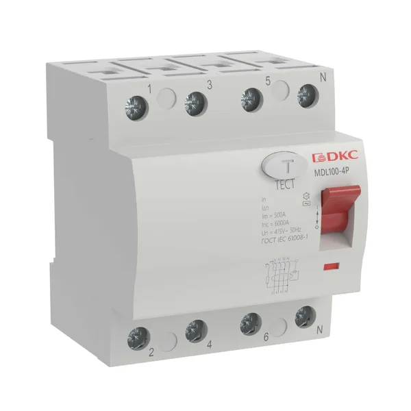 Устройство защитного отключения УЗО ВДТ YON мАX MDL100 4П 30мА 40А тип АС DKC