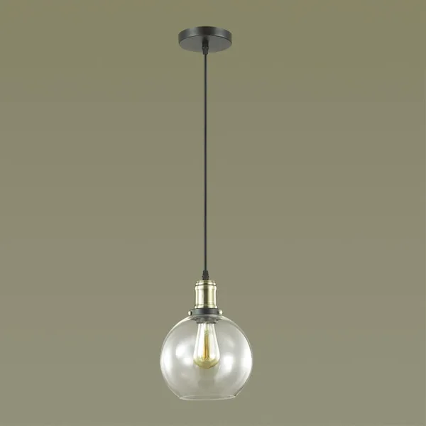 Подвес E27 60W 220V KIT античная бронза/стекло C LUMION — фото 2