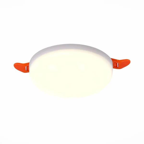 Светильник встраиваемый Белый LED 1*8Вт 3000К 690Lm Ra80 180° IP44 D90xH20 85-265В ST700.538.08 ST LUCE