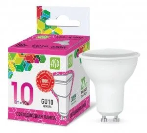 Лампа св/д GU10 10W 6500K ASD