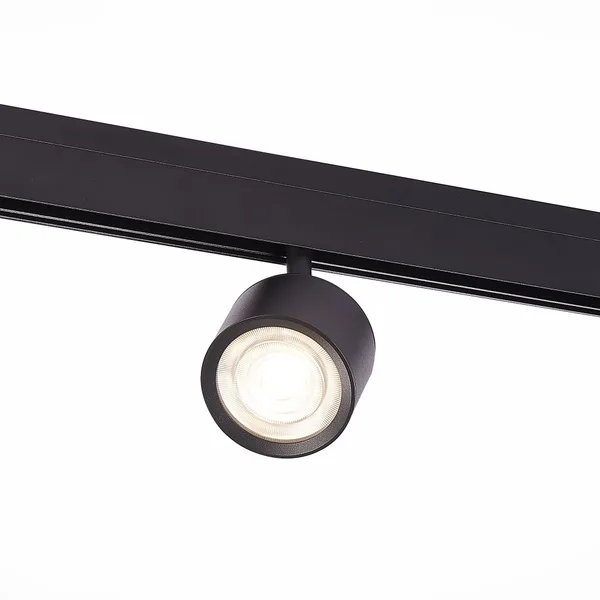 Магнитный трековый светильник Черный LED 1*6Вт 3000К 560Lm Ra>90 36° IP20 L120xW81xH138 48В ST353.436.06 ST LUCE