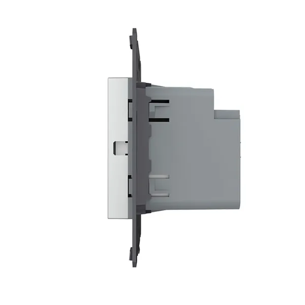 Розетка USB type C с блоком питания 45W, цвет серый (механизм) Livolo — фото 3